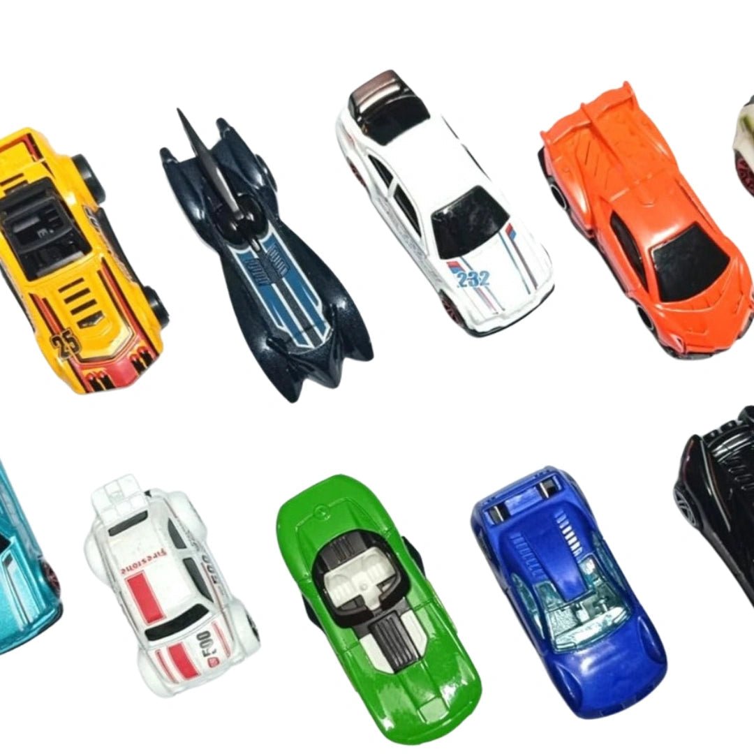 π₯ 10 Pcs Hot Wheels Die - Cast Metal Carβ Premium Miniature Racing Cars for Kids & Collectors | Durable Alloy Vehicles with Smooth Wheels ππ¨ - GALAXY STORE