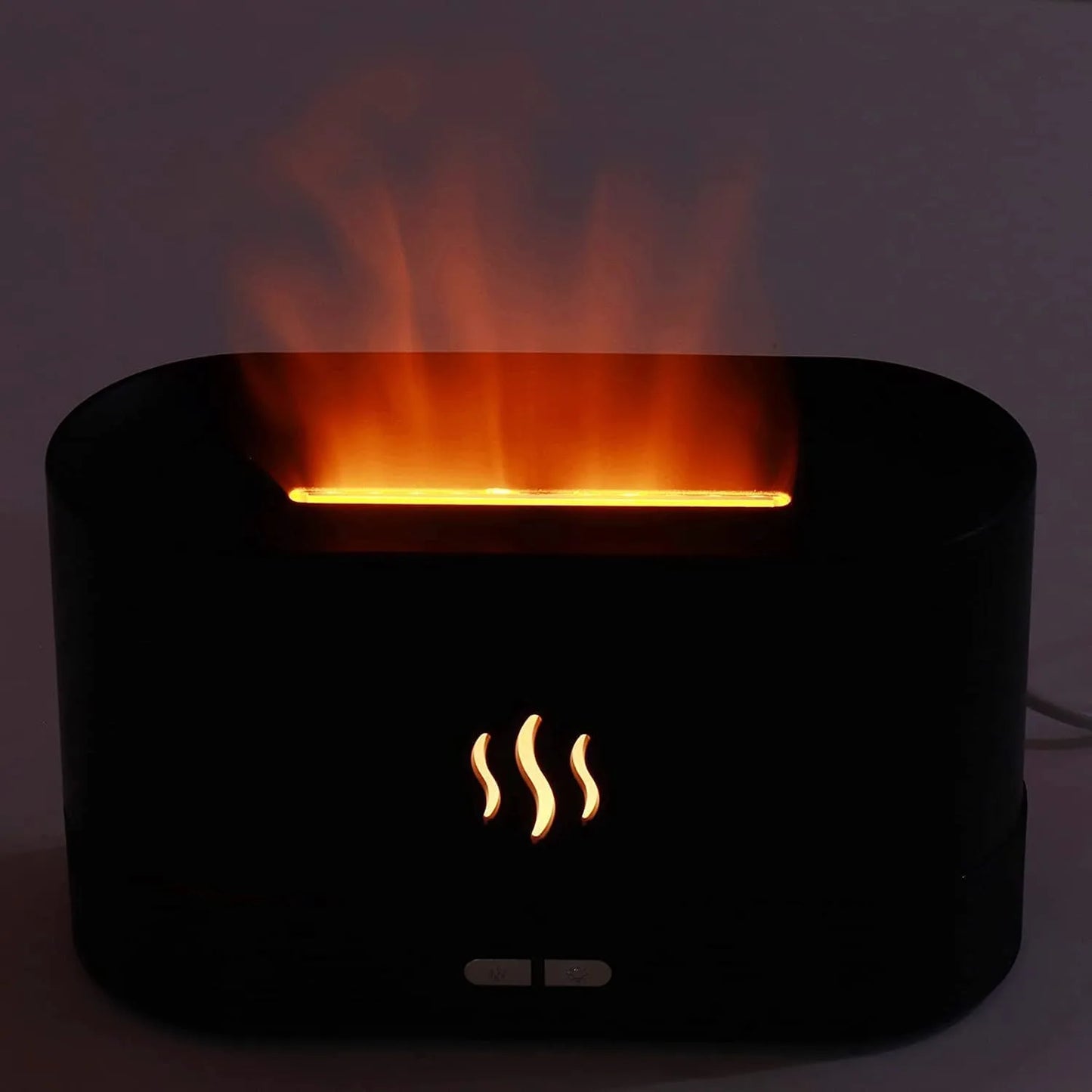 Room Flame Humidifier Aroma Diffuser – Noiseless, Auto Shut-Off, Ultrasonic Aromatherapy Mist for Home & Office