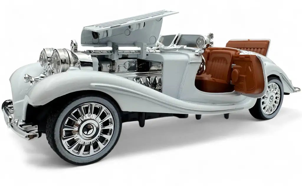 1936 Mercedes Benz 500K Special Roadster Diecast Model Car – 1:18 Scale Collectible, Classic Vintage Design