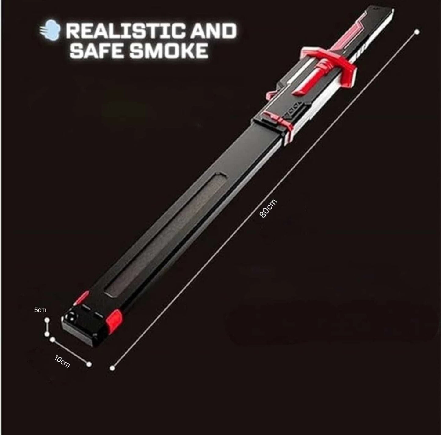 LED Sword with Smoke & Spark Effects | 7-Color Light Blade with Sound Effects