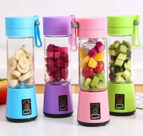Portable Juicer Bottle – Rechargeable, USB Blender for Smoothies, Shakes & Juices | Travel-Friendly & BPA-Free