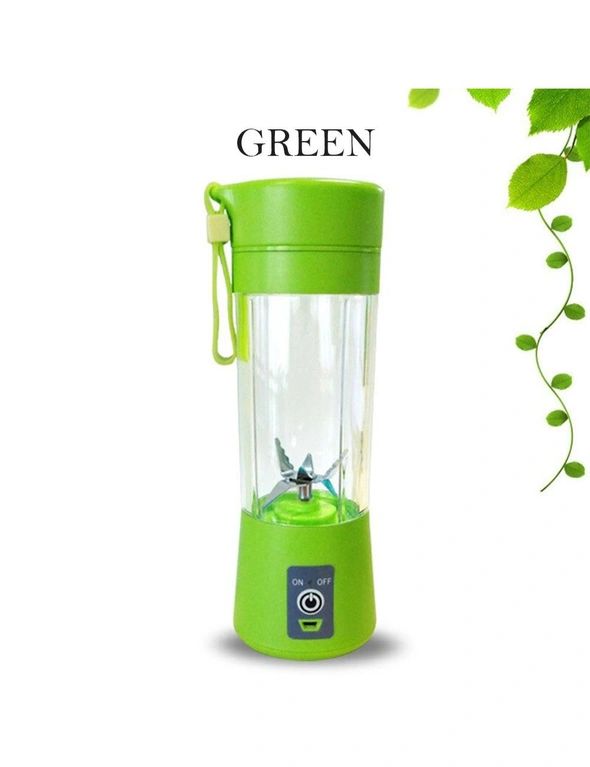 Portable Juicer Bottle – Rechargeable, USB Blender for Smoothies, Shakes & Juices | Travel-Friendly & BPA-Free