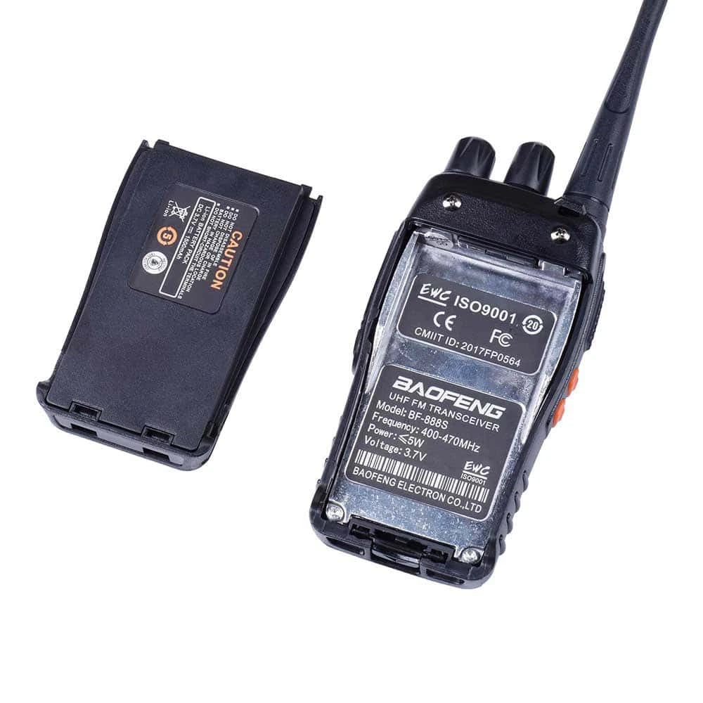 Telehatch BF-888S Baofeng Walkie Talkie – 5Km Long Range, 16-Channel, Two-Way Radio for Security & Outdoor Use