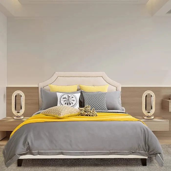 Elegant Crystal Table Lamp – Modern Antique Gold Design for Living Room & Bedroom Décor