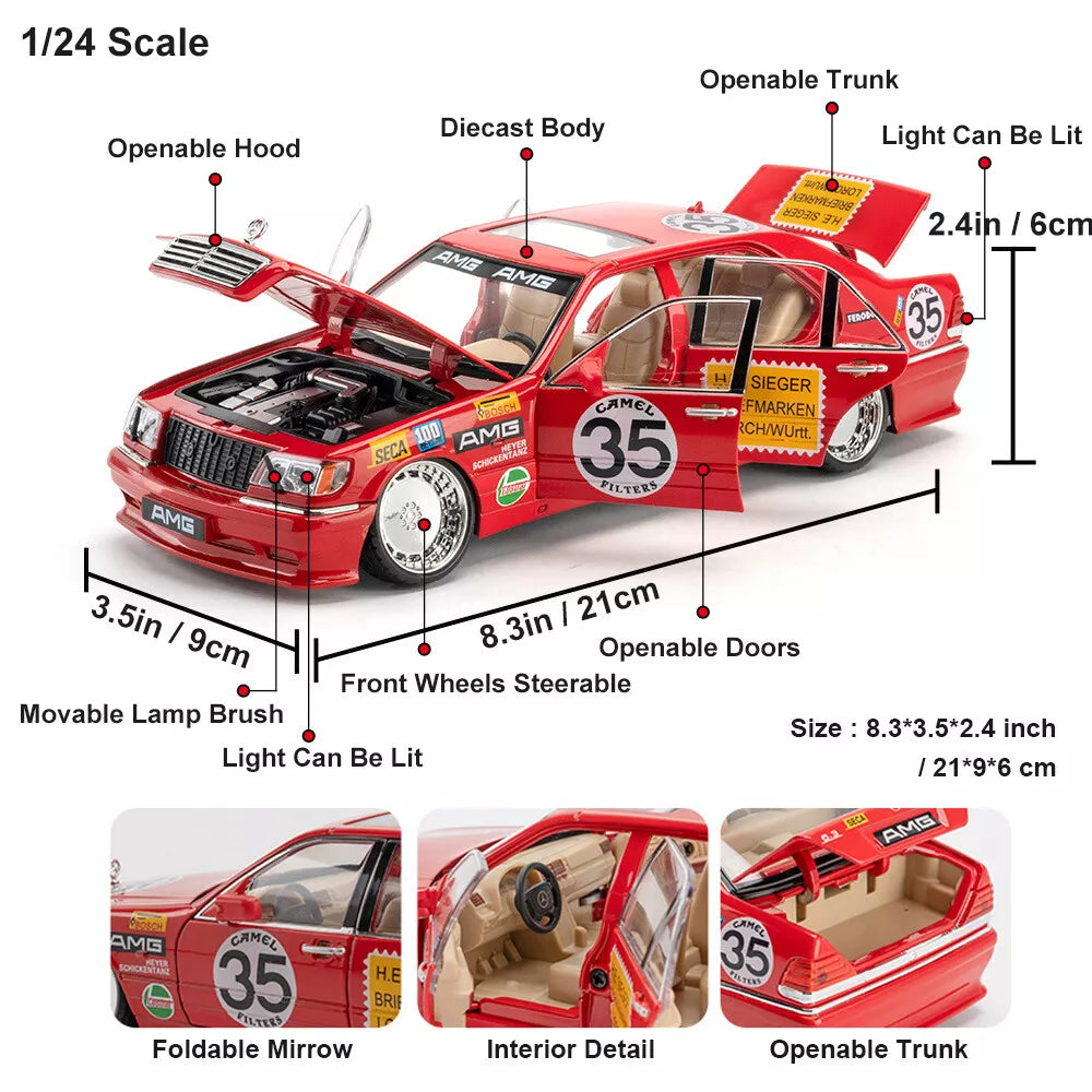 Mercedes AMG Racing Car Scale Model – 1:18 Diecast, High-Performance Design, Collector’s Edition