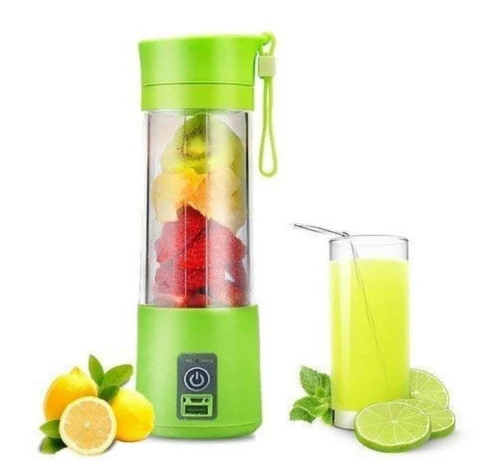 Portable Juicer Bottle – Rechargeable, USB Blender for Smoothies, Shakes & Juices | Travel-Friendly & BPA-Free