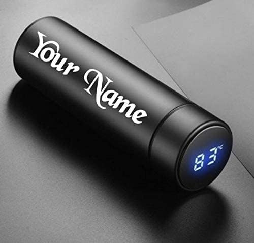 Personalized Temperature Bottle with LED Display – Custom Name Engraving, Smart Insulated Flask