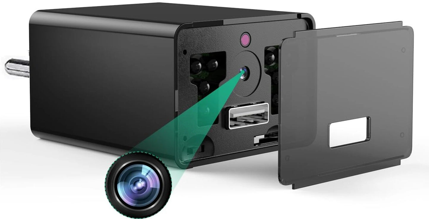 USB Charger Security Camera | Smart HD Home & Office Monitoring Device