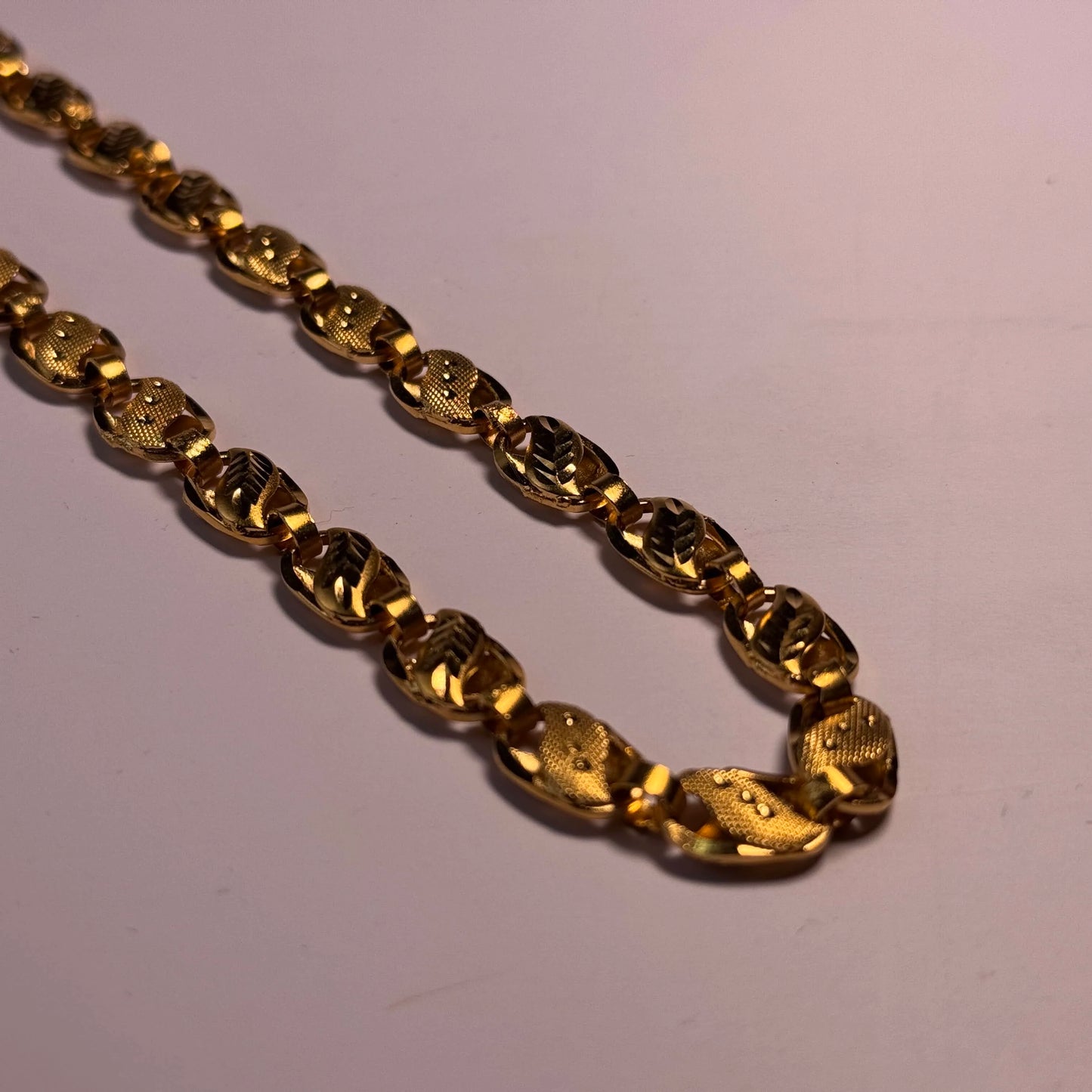 1 Gram Gold-Plated Unisex Chain – Lightweight, Trendy Daily Wear Chain for Men & Women