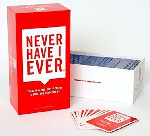 Never Have I Ever Classic Edition Card Game | 550 Cards Adult Party Game for 4-12 Players