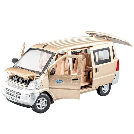 Wuling Van Scale Model – 1:24 Diecast Miniature with Realistic Detailing & Openable Doors