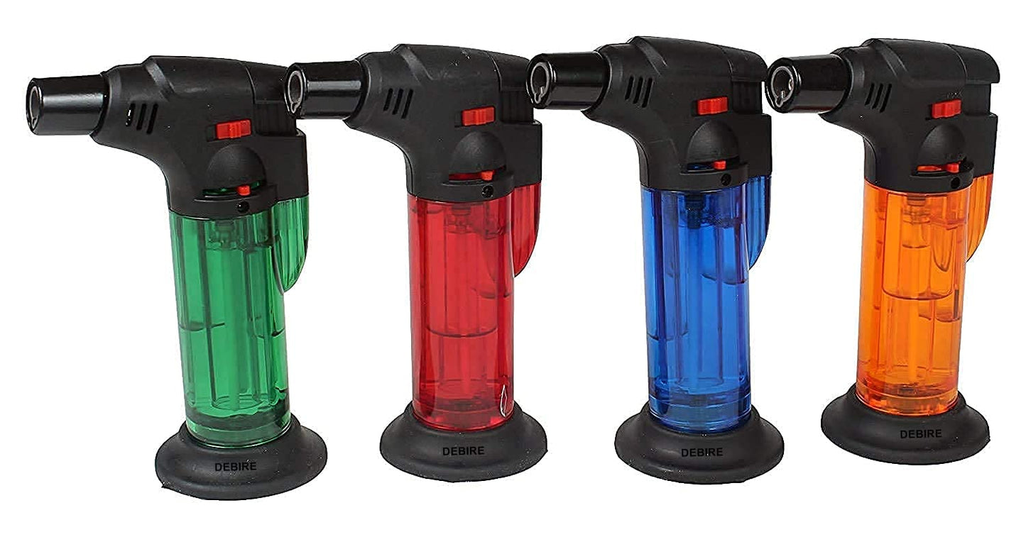 Jumbo High Jet Flame Lighter – Refillable Butane Torch, Windproof & Adjustable Flame for Outdoor & Kitchen Use