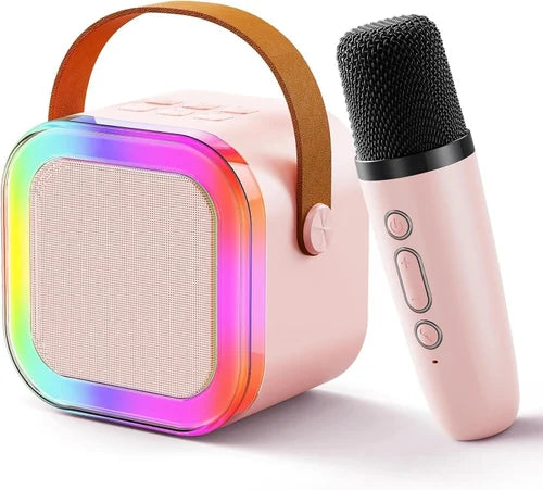 Mini Speaker with Mic – Portable Bluetooth Speaker for Calls, Music & Karaoke | Crystal Clear Sound & Deep Bass