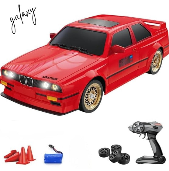 GALAXY 1:16 AE86 RC Drift Car – 2.4GHz 4WD High Speed Remote Control Car with LED Lights (Mix Color)