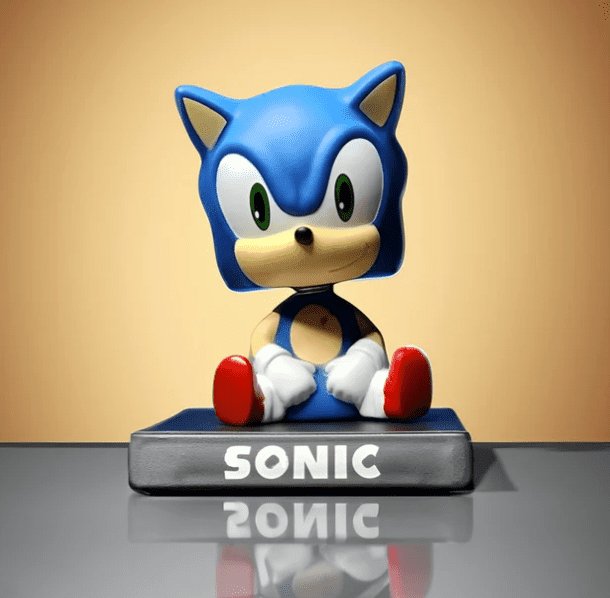 💨 Sonic the Hedgehog Bobblehead Toy – Speed into Fun!