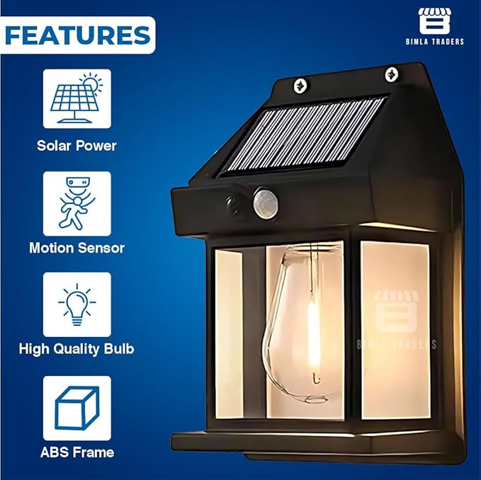 Ultra-Bright Solar Outdoor Light – Waterproof LED Security Lamp with Motion Sensor & Auto Charging