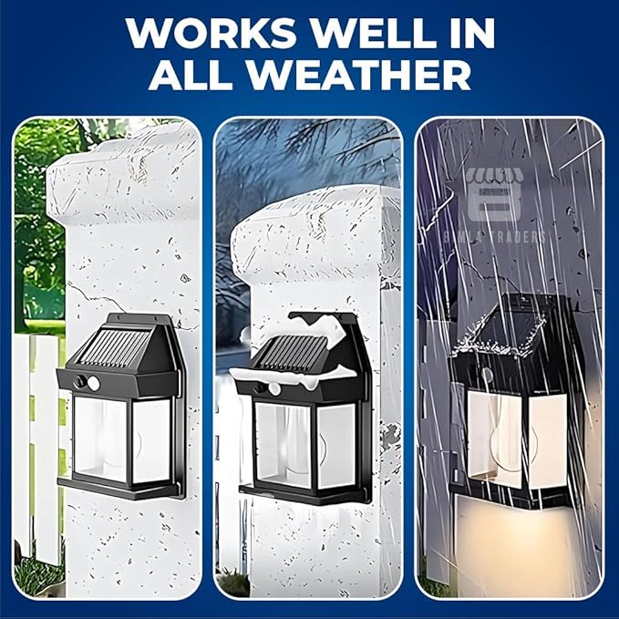 Ultra-Bright Solar Outdoor Light – Waterproof LED Security Lamp with Motion Sensor & Auto Charging