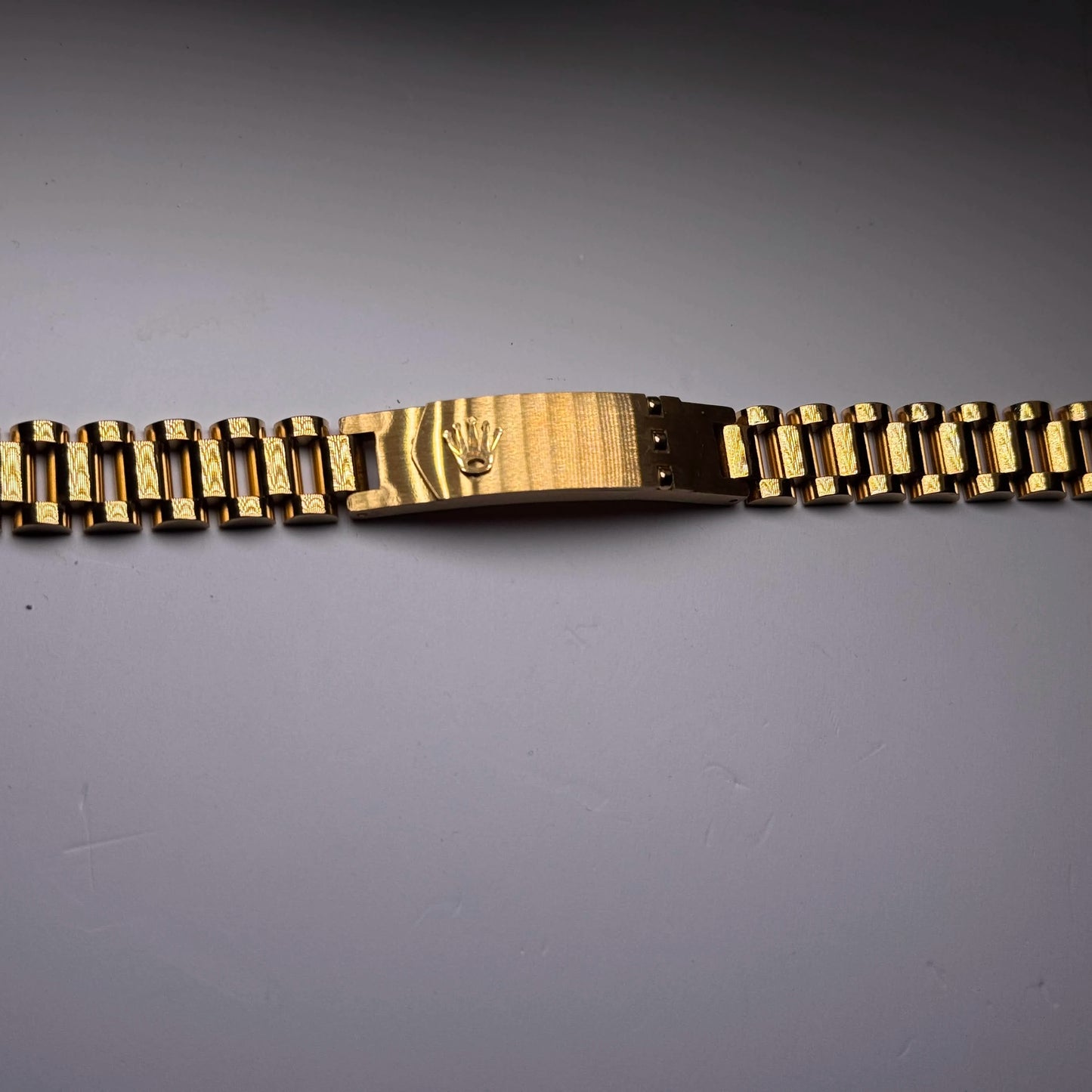 Luxury Rolex-Inspired Gold Bracelet for Men with Diamond Accents – Premium Design & Elegant Finish