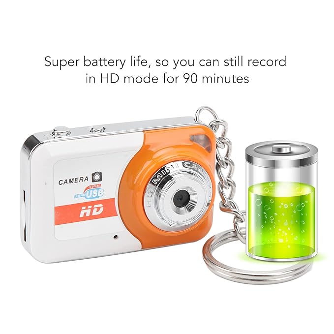 Mini DV Camera HD Pocket Keychain Camera | Portable Video Recording Camera
