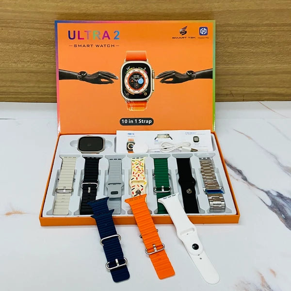 Ultra Watch 10-in-1 – Smartwatch with Fitness Tracker, Heart Rate Monitor, GPS, & Waterproof Design