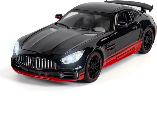 1:24 Scale Mercedes Benz AMG GTR Die-Cast Model Car – Metal Body, Realistic Design, Collectible Toy