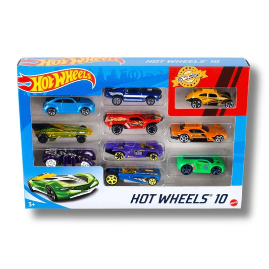 🔥 10 Pcs Hot Wheels Die - Cast Metal Car– Premium Miniature Racing Cars for Kids & Collectors | Durable Alloy Vehicles with Smooth Wheels 🚗💨 - GALAXY STORE