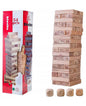 SSIC Wooden Number Blocks Game for Kids & Adults – 54-Piece Stacking Tower Educational Set