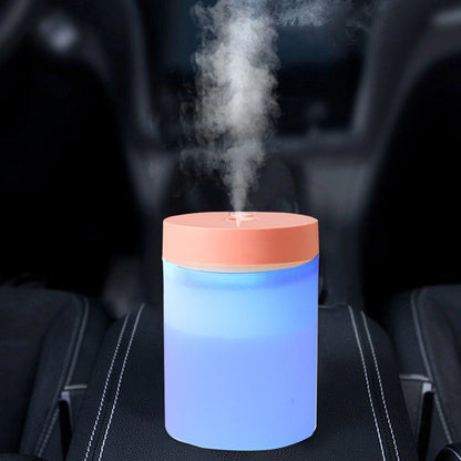 Humidifier for Bedroom – 200ML Car SD11 Mini USB Colorful Cup Humidifier, Silent, Portable & Air Purifier