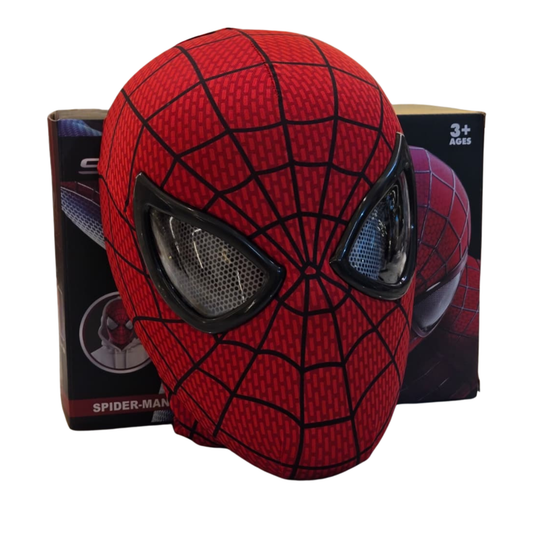 Spider Style Moving Eyes Mask with Jaw Control | Adjustable Eye Expression Cosplay Helmet