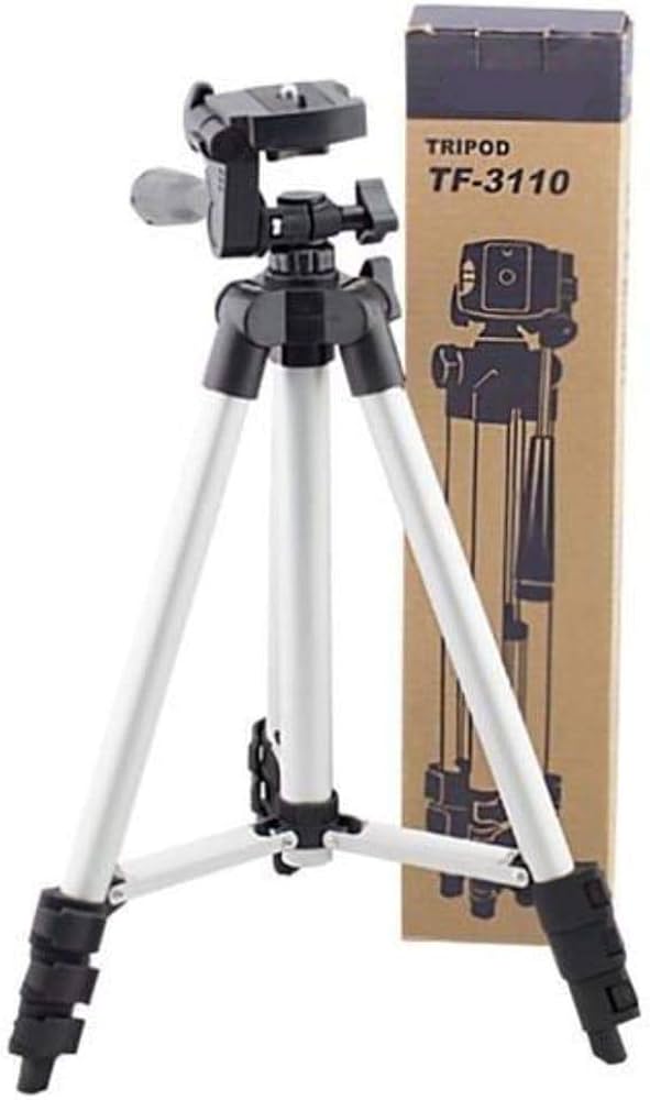 Adjustable Tripod Stand 3110 – Lightweight Aluminum Camera & Mobile Tripod with Phone Holder & Carry Bag
