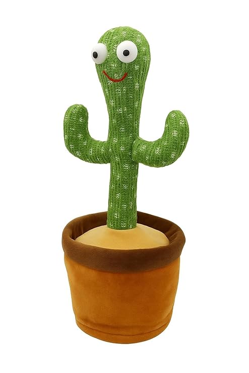 Dancing Cactus Toy for Kids | Singing & Talking Cactus Toy with Lights & Music