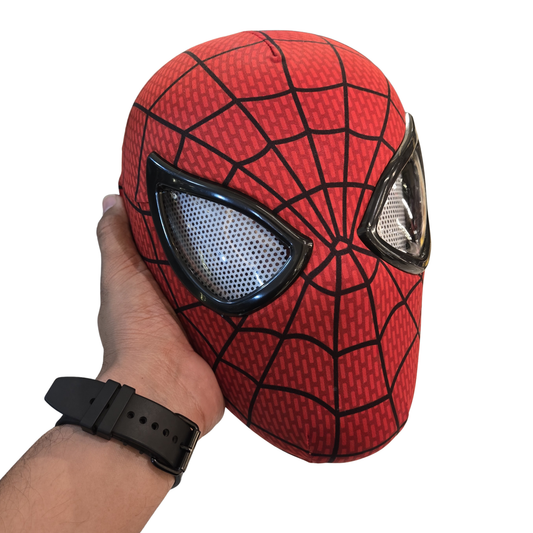Automatic Spider-Man mask with moving eyes electronic cosplay mask