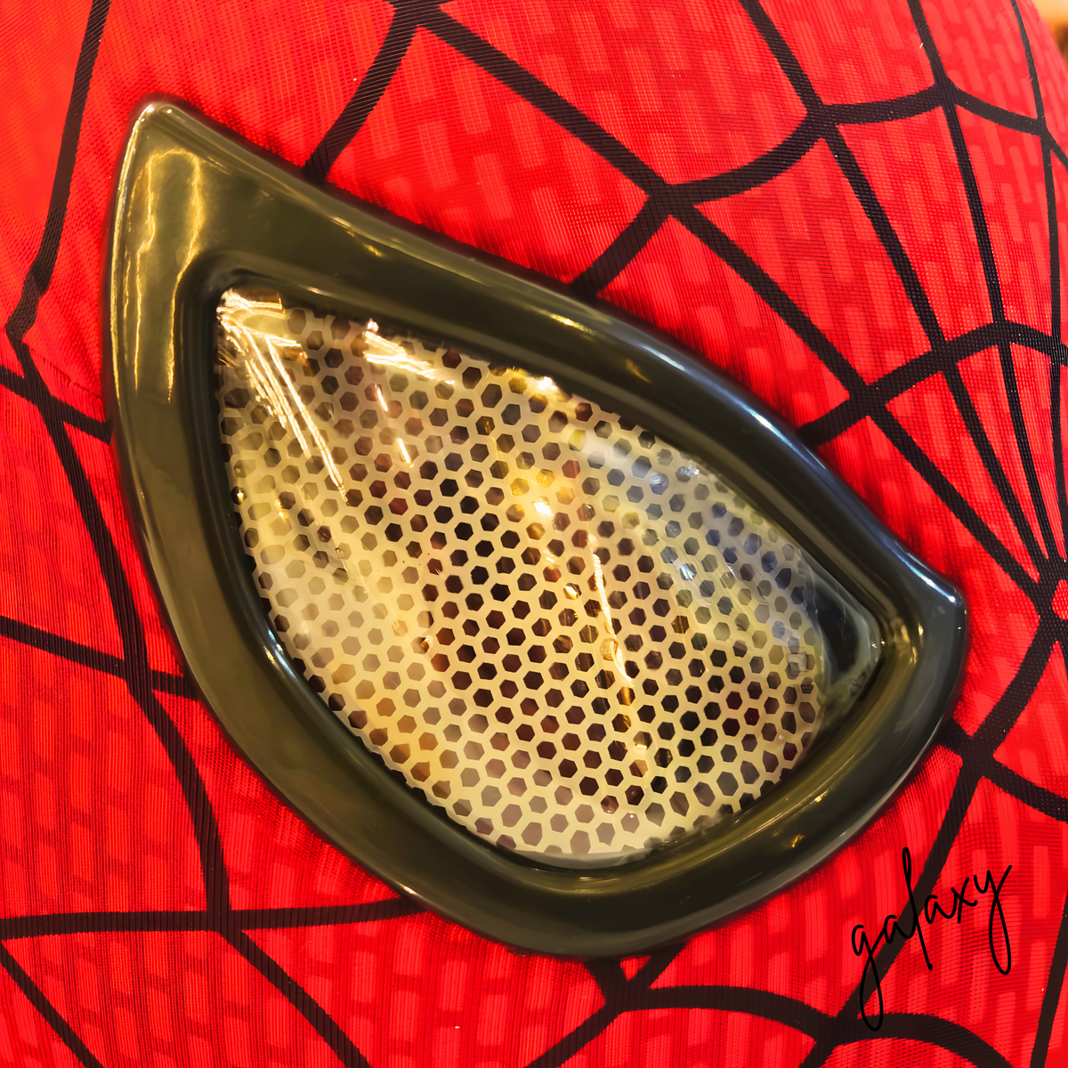 Spider Style Moving Eyes Mask with Jaw Control | Adjustable Eye Expression Cosplay Helmet