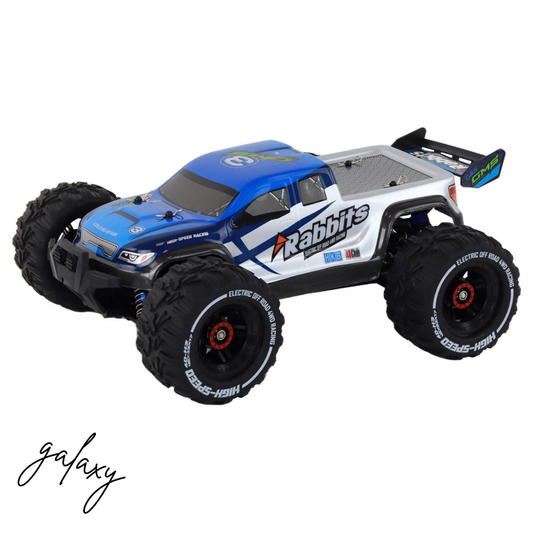 Rabbits RC Off-Road Car 4WD | 2.4G Remote Control | LED Lights | Blue
