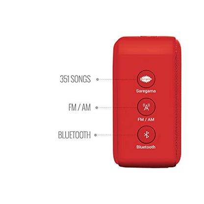 Saregama Carvaan Mini | Portable Retro Music Speaker with FM, Bluetooth & Pre-Loaded Songs