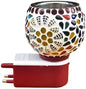 Ceramic Kapoor Dani Night Lamp – Electric Incense & Aroma Burner with Night Light for Home & Pooja Room