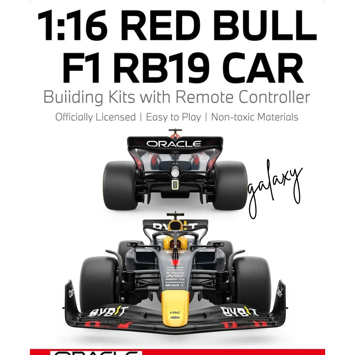 Oracle Red Bull Racing RB19 F1 RC Assembly Kit | 1:16 Scale