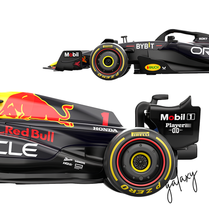 F1 RB19 Oracle Racing 1:24 Scale Diecast Model Car | Premium Collector's Edition