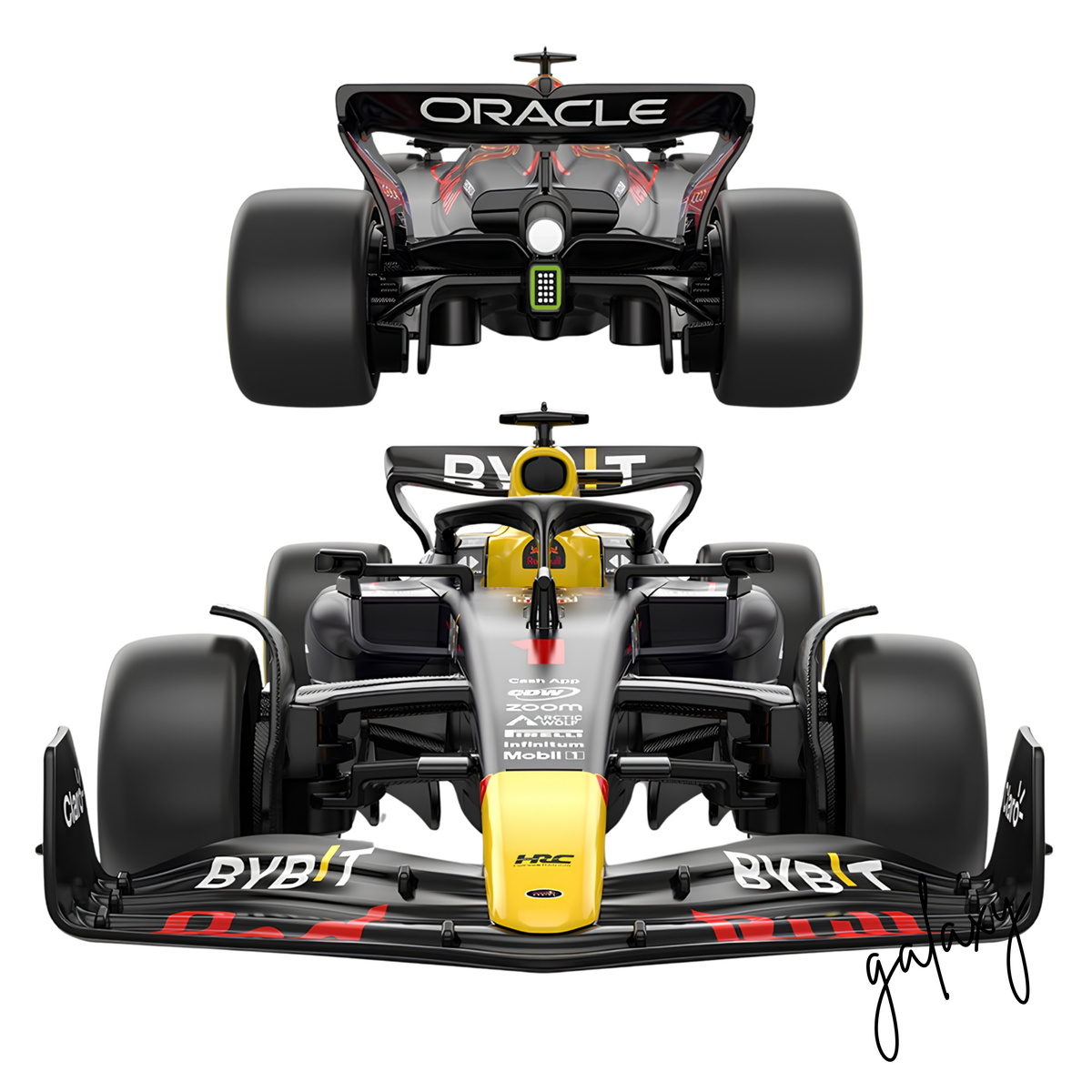 F1 RB19 Oracle Racing 1:24 Scale Diecast Model Car | Premium Collector's Edition