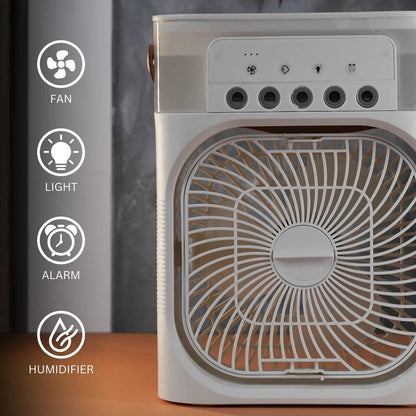 Mini Air Cooler – 3-in-1 Portable Air Conditioner for Room & Office, USB Powered, Personal Cooling Fan