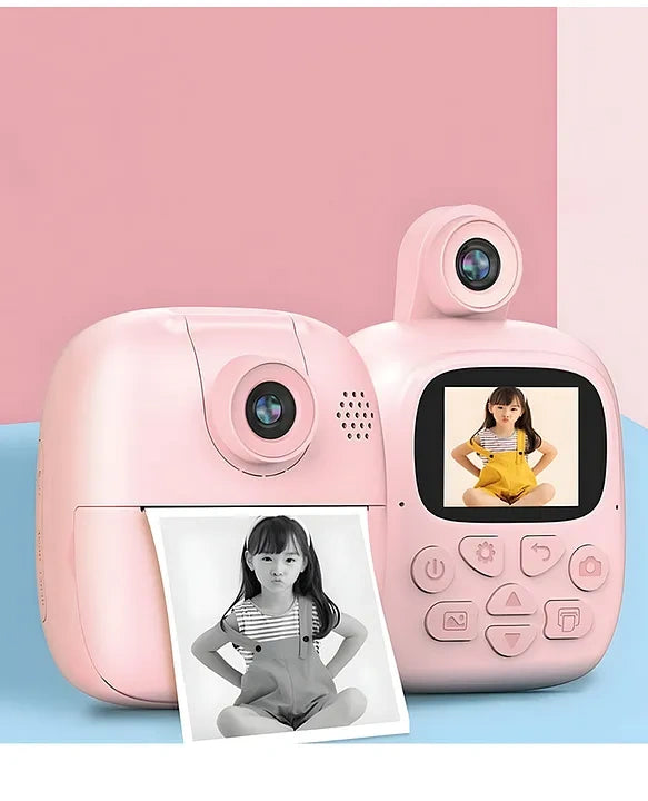 Instant Print Camera for Kids – 24MP Digital Camera with Printer, MP3, Video Recording & 32GB Card Support