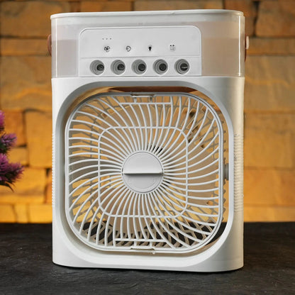Mini Air Cooler – 3-in-1 Portable Air Conditioner for Room & Office, USB Powered, Personal Cooling Fan