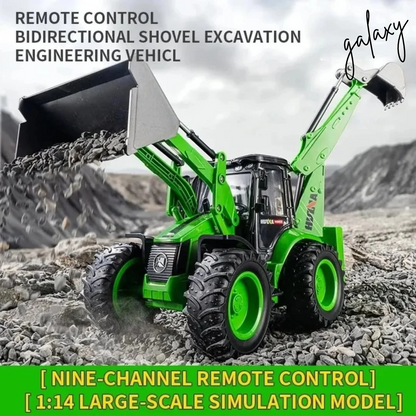 Huina 1579 RC Backhoe Loader | 1:14 Scale | 9-Channel