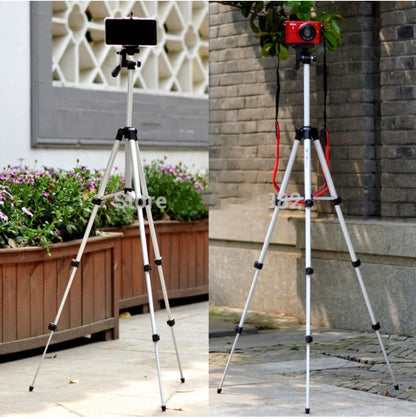 Adjustable Tripod Stand 3110 – Lightweight Aluminum Camera & Mobile Tripod with Phone Holder & Carry Bag
