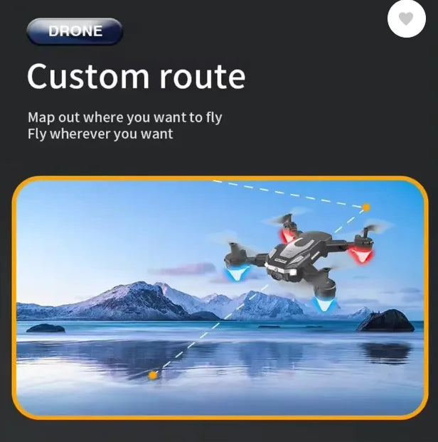 J2 Foldable Dual Camera Drone with 360° Obstacle Avoidance – 4K HD Aerial Photography Quadcopter