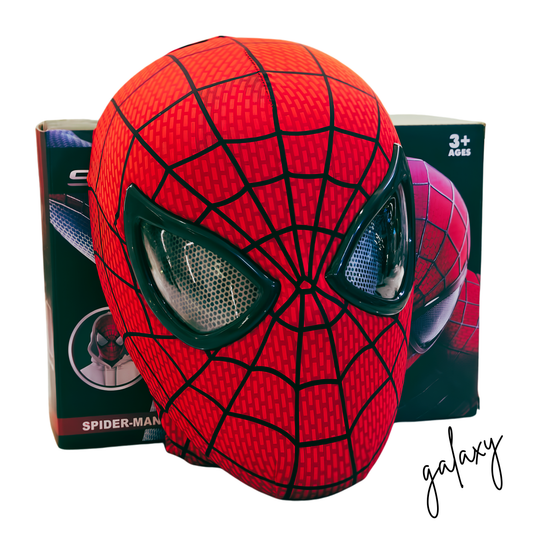 Spider Style Moving Eyes Mask with Jaw Control | Adjustable Eye Expression Cosplay Helmet