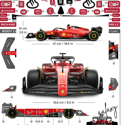 Ferrari F1-75 RC Car | 1:12 Scale | 2.4 GHz
