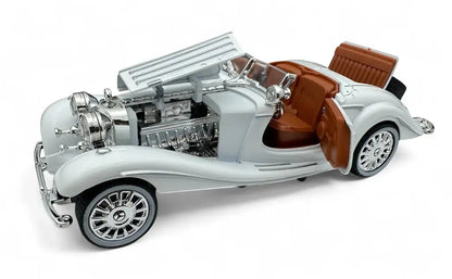 1936 Mercedes Benz 500K Special Roadster Diecast Model Car – 1:18 Scale Collectible, Classic Vintage Design