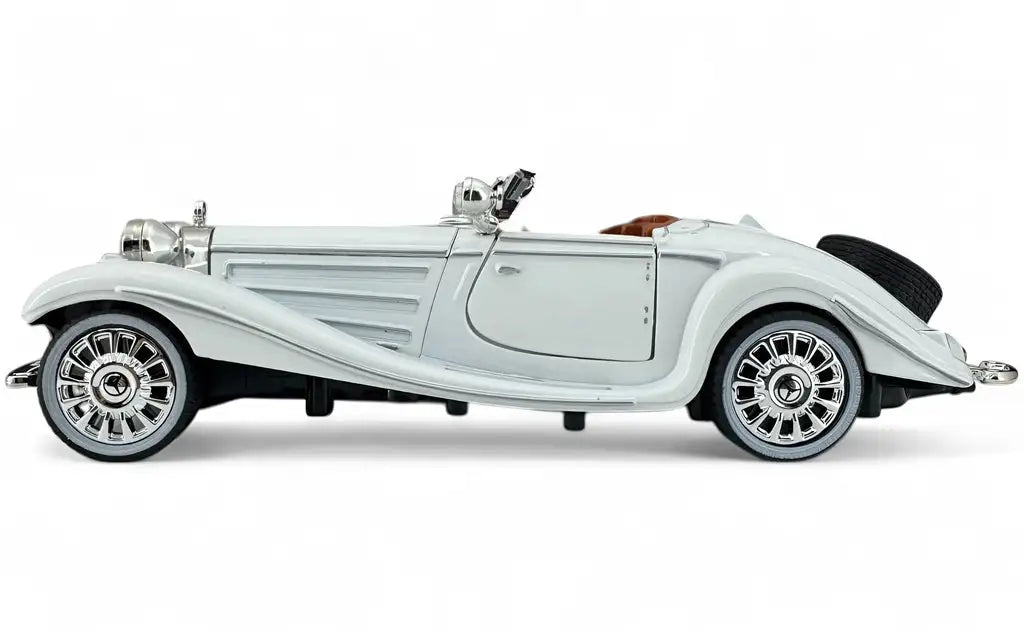 1936 Mercedes Benz 500K Special Roadster Diecast Model Car – 1:18 Scale Collectible, Classic Vintage Design