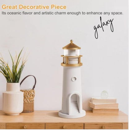 Lighthouse Moon Projector Lamp | LED Night Light | USB Rechargeable